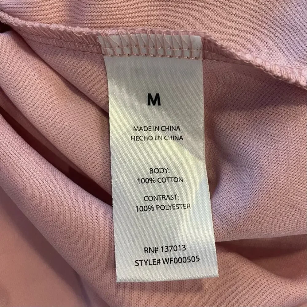 Wildfox NWOT Blair Deep V Ruffle Soft Abstract Watercolor Dress - M - Picture 10 of 12